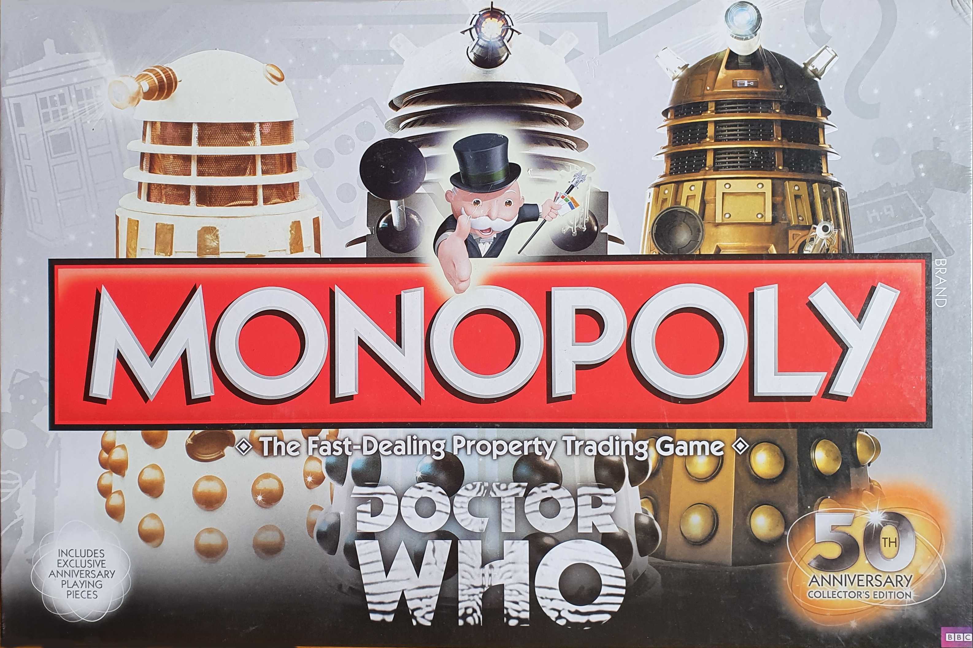 Picture of A 3431020 Monopoly - Doctor Who 50th anniversary collector\'s edition by artist Various from the BBC records and Tapes library